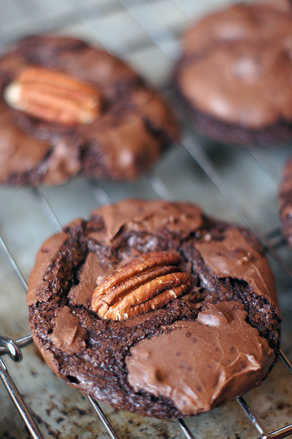 Extra-chewy Brownie Cookies - Accidentally Gluten Free and Dairy Free!