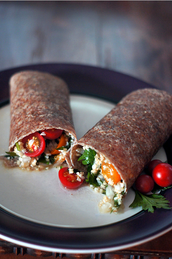 Tabouli Salad Wraps