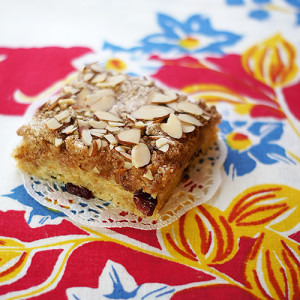 Almond Cranberry Coffee Cake