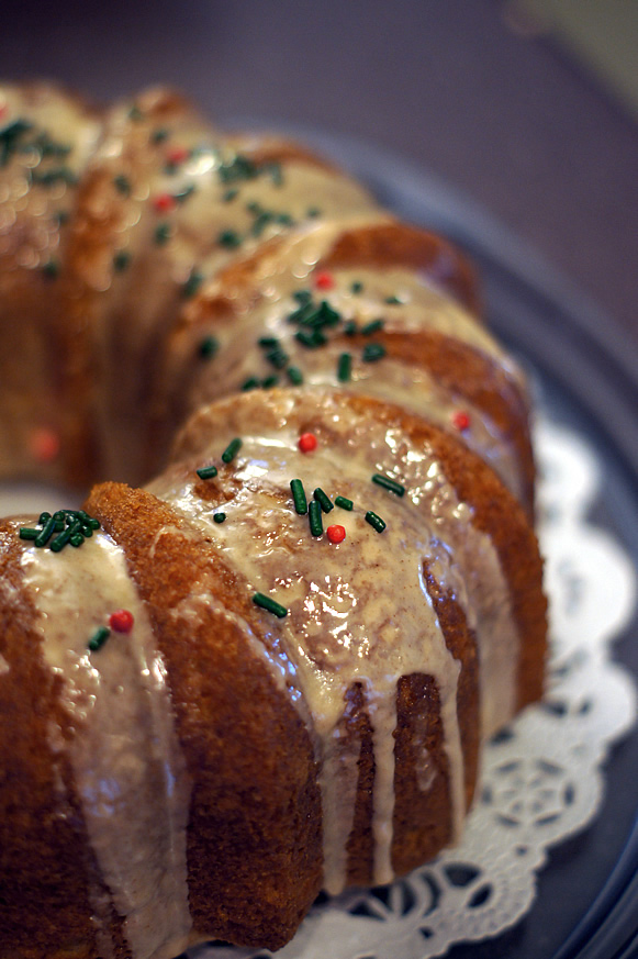 Easy Egg Nog Bundt Cake | Mayhem in the Kitchen!