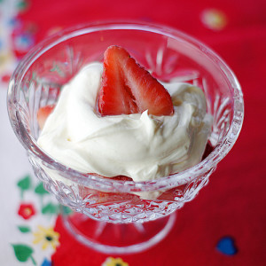 Moscato Zabaglione with Strawberries