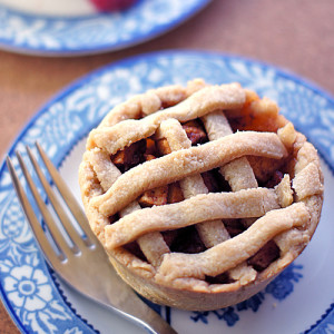 Mini Pies: Apple and Rhubarb-Raspberry
