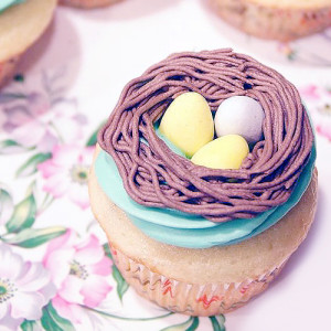 Bird’s Nest Easter Cupcakes