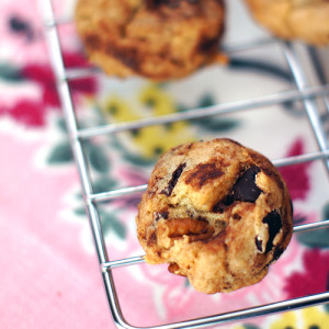 Mini Toffee-Pecan Chocolate Chip Cookies