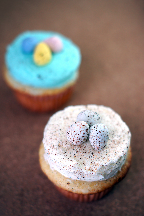 Speckled Egg Easter Cupcakes