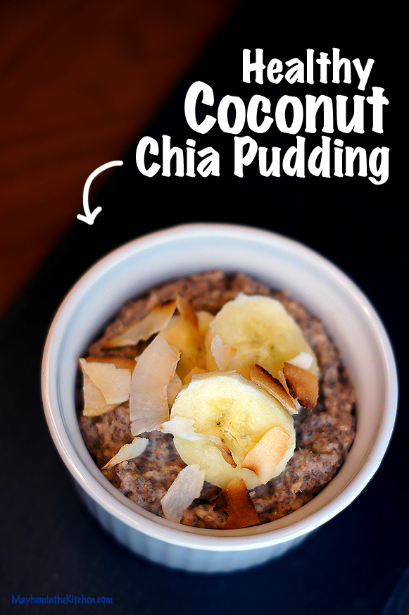 Creamy Coconut Chia Pudding with Bananas