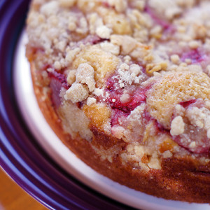 Lemon-Strawberry Coffee Cake