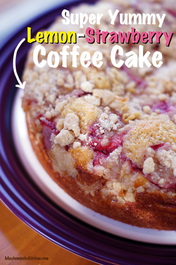 Lemon-Strawberry Coffee Cake