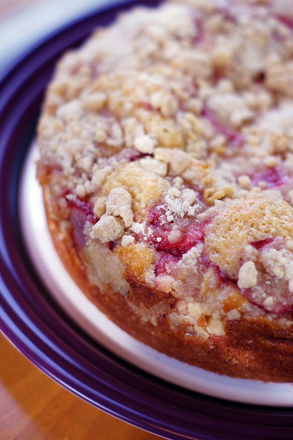 Lemon-Strawberry Coffee Cake