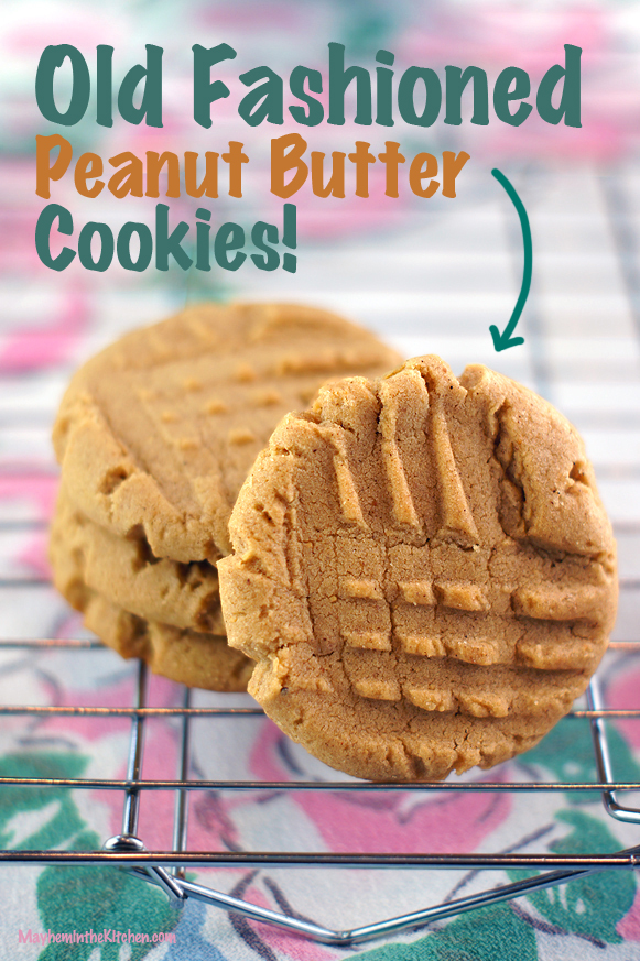 Old Fashioned Peanut Butter Cookies! #classic #tested #vintagerecipes