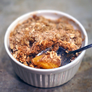 Quick Peach Crisp