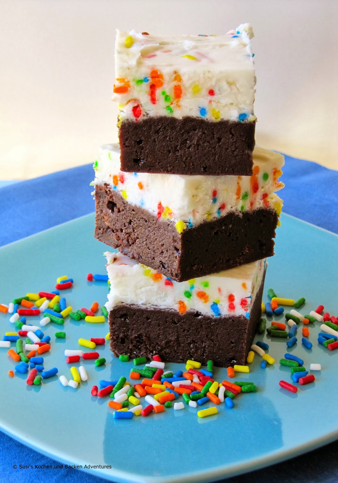 Brownies with Funfetti Frosting 1