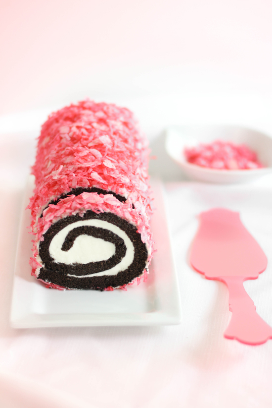 SprinkleBakes Sno Ball Cake Roll 5