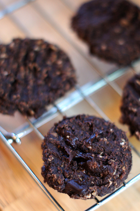 Chocolate-Banana Oatmeal Bites - no added sugar! #glutenfree 
