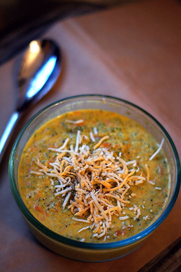 Broccoli Cheese Soup #vegetarian