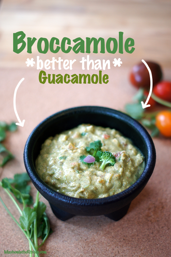 Broccamole - better than guacamole! #vegan #glutenfree #slowfood #lowcalorie