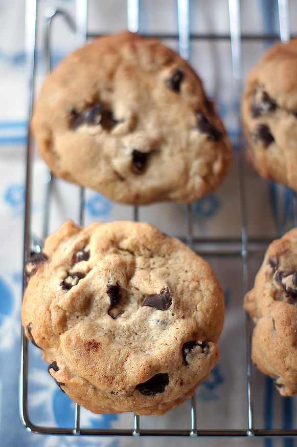 Ultra Chewy Chocolate Chip Cookies with a secret ingredient!