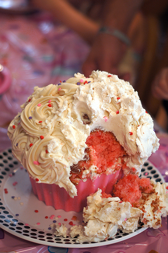 Giant Birthday Cupcake