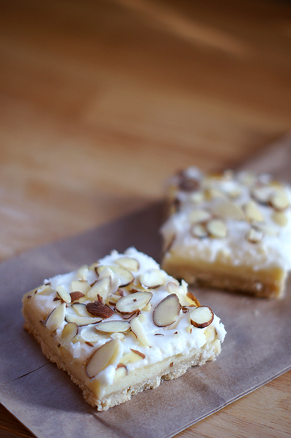Extra Almond-y Almond Cheesecake Bars