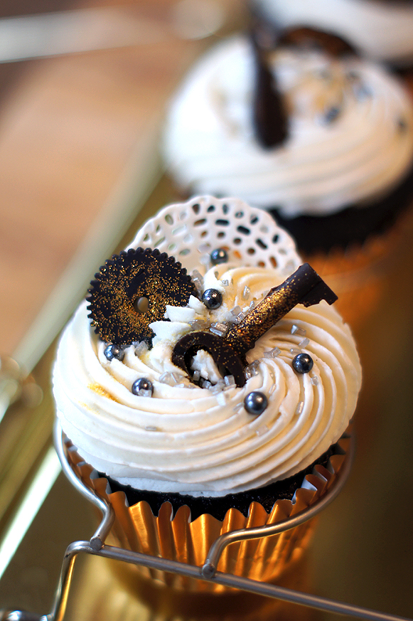 Steampunk Bridal Shower and Cupcakes