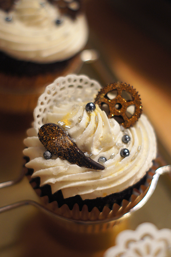 Steampunk Bridal Shower and Cupcakes