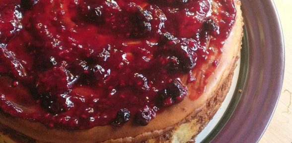 Cheesecake with Berry Compote
