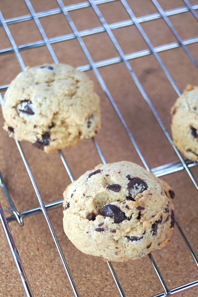 Cakey Chocolate Chip Cookies