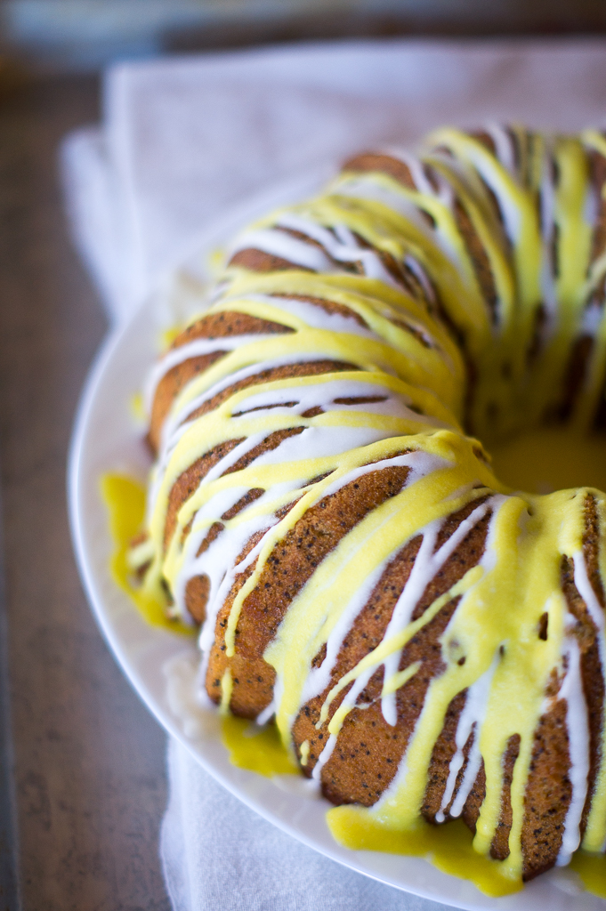 Lemon Poppyseed Bundt Cake - Super Quick and Easy!